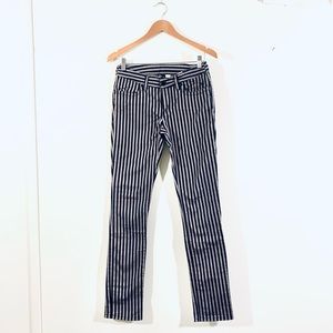 NEW H&M Striped Low-Rise Skinny Jeans